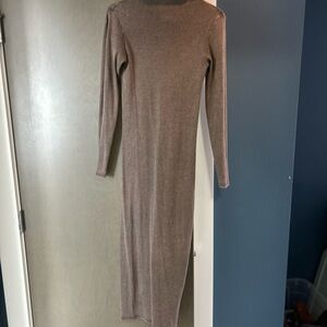 Brown Zara Midi Dress
